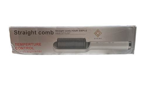 Zeena Electric Hair Brush Straightener Iron Comb 5 Heat Setting NEW - 第 3/3 張圖片