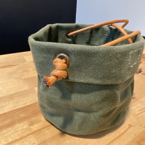 Gewachste Leinwand handgefertigter hängender Pflanzgefäß für Standard 6" Waldgrün - Bild 3 von 14