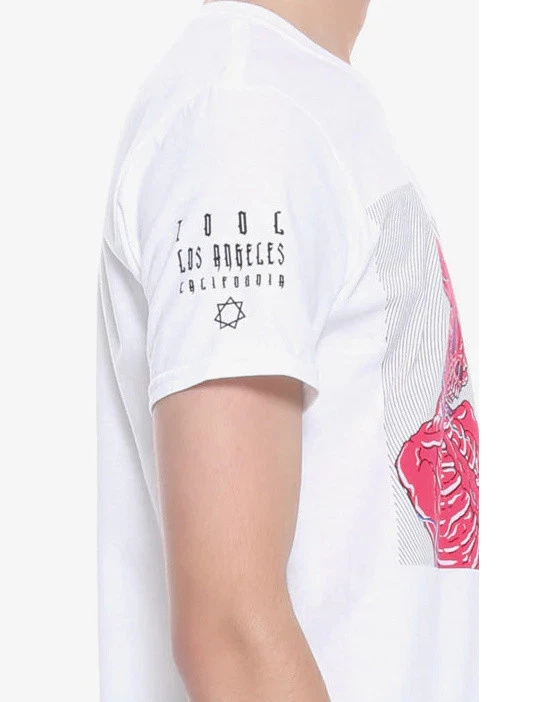 Tool PINK SKELETON HOLDING LOGO T-Shirt APC OFFICIAL