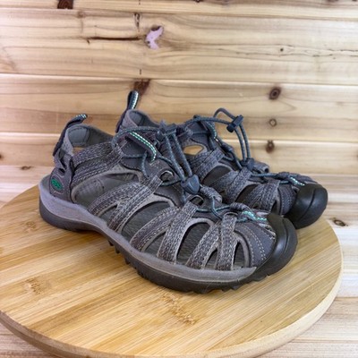 Keen Sandals Womens 8 Whisper Gray Waterproof Closed Toe Hiking Sandals