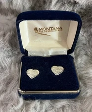 Montana Silversmiths Classic Montana Heart Earrings