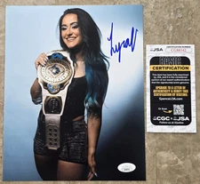Lyra Valkyria SIGNED 8x10 Photo Wrestling Autograph JSA Certified - WWE