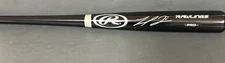 Michael Harris Braves Autographed Signed Bat Black Beckett Hologram