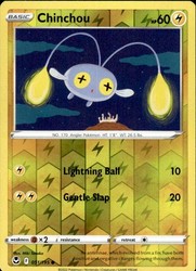 Chinchou 051/195 Silver Tempest Reverse Holo Common