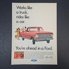 1966 67 Ford Trucks Selectshift Cruise-o-matic Transmission Vintage Print Ad 1966 67 Ford Trucks Selectshift Cruise-o-matic Transmission Vintage Print Ad