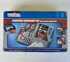 Roadside Emergency Kit - New It Has Been Stored In Garage For A Few Years. Roadside Emergency Kit - New It Has Been Stored In Garage For A Few Years.