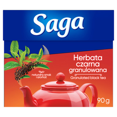 5063270113103 Saga Herbata czarna granulowana 90 g EKATERRA