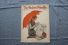 1916 AUG THE MODERN PRISCILLA MAGAZINE -COCA-COLA AD BACK COVER - E 31082