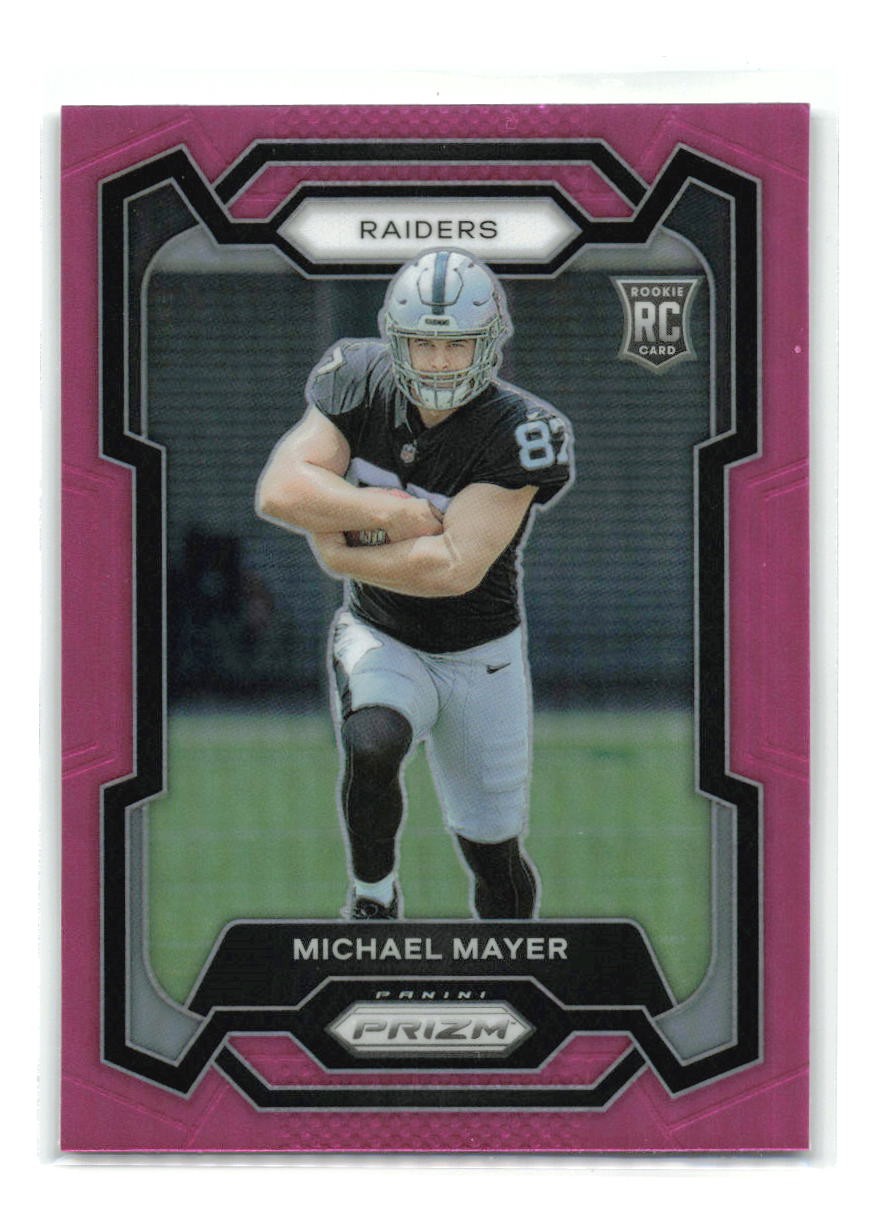 Michael Mayer - 2023 Panini Prizm #361 Pink - Las Vegas Raiders