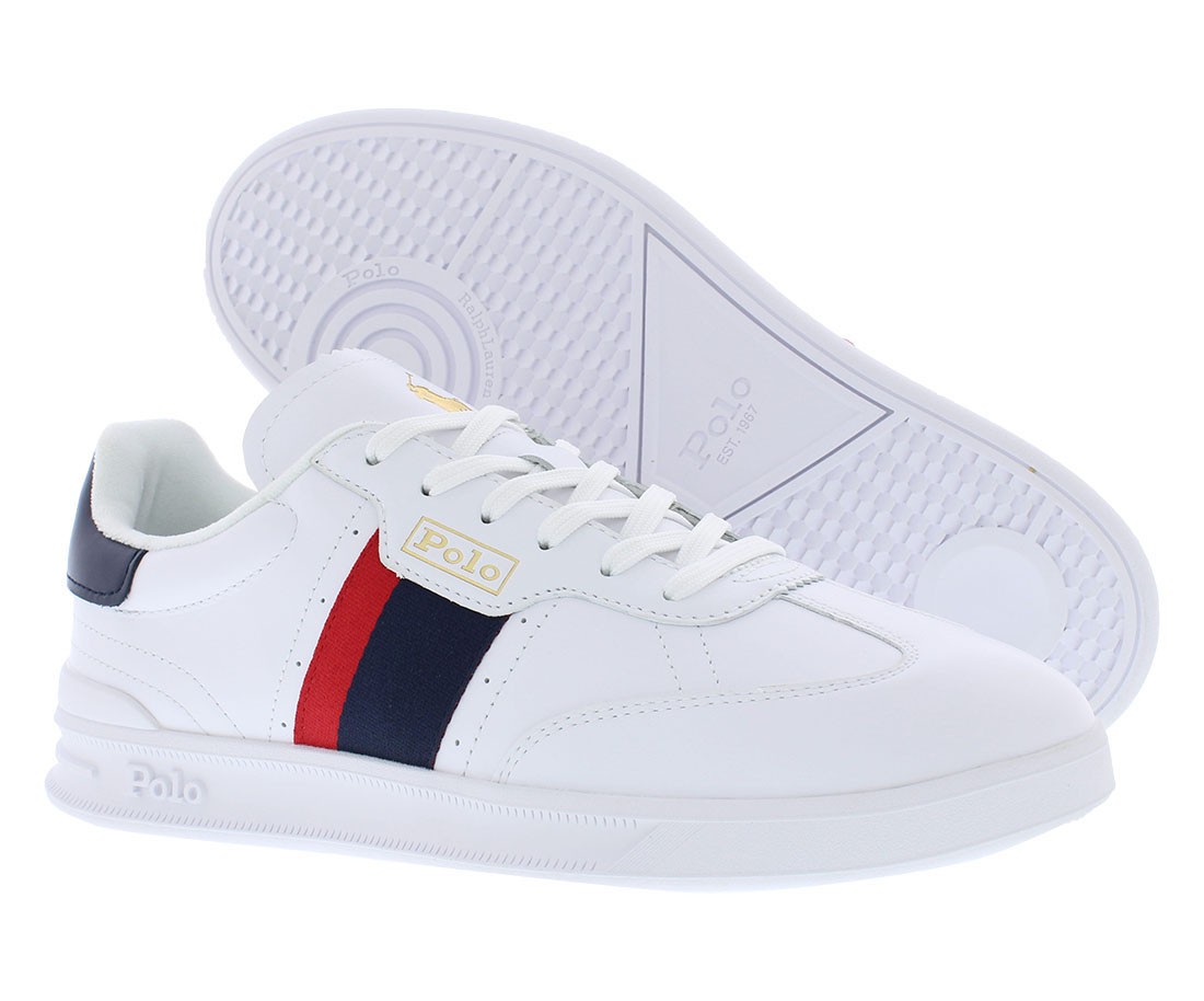 Мужские туфли Polo Ralph Lauren Heritage Aera Размер 9 Цвет БелыйКрасныйСиний 11390₽
