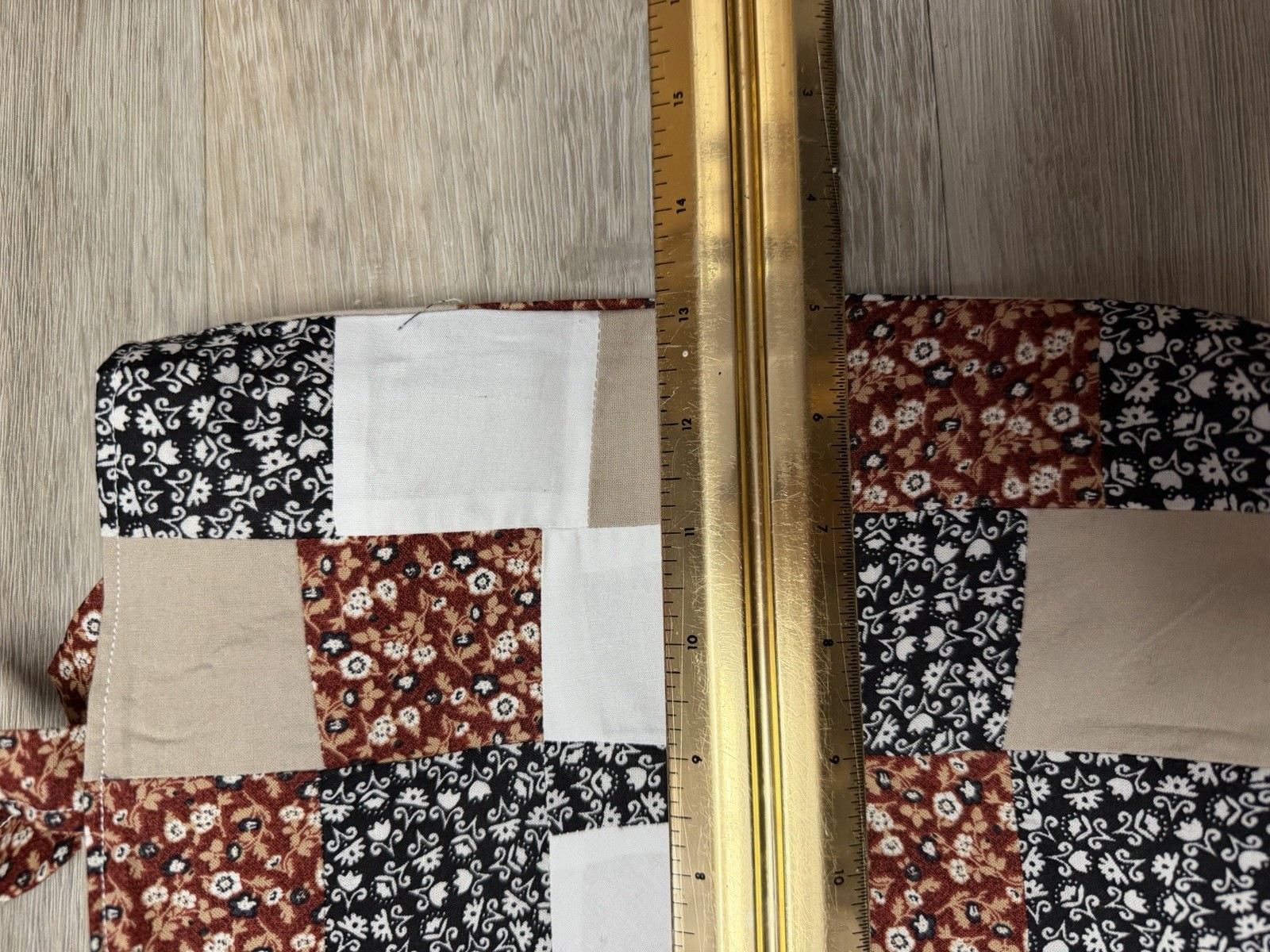 Handmade Patchwork Lined Tote Bag - image 2