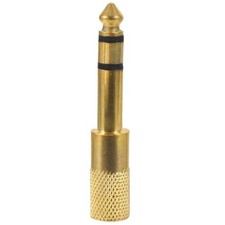 6.5 Mm Male To 3.5 Mm Female Stereo Audio Adapter Aux For Electric Instruments