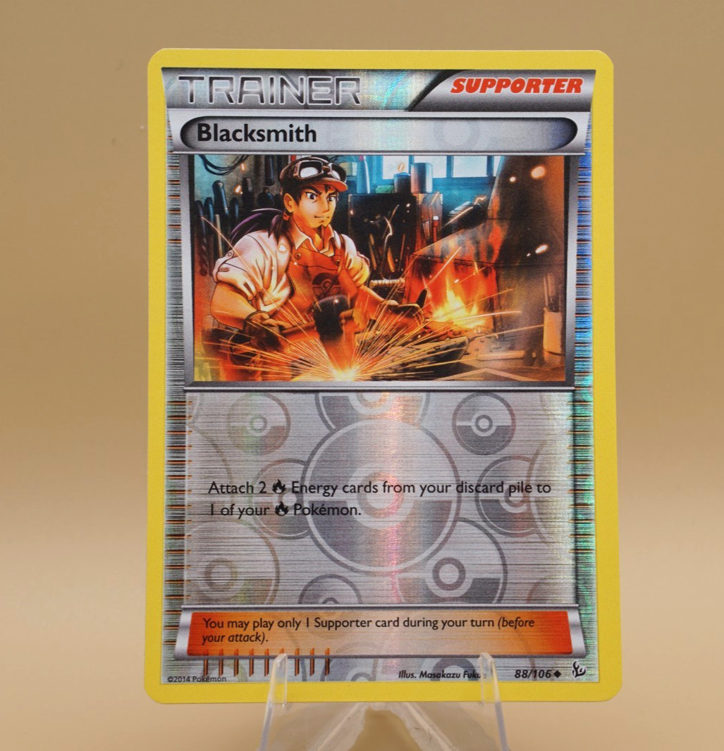 Blacksmith | 88/106 | Uncommon | Reverse Holo | Flashfire  | Promo Eligible