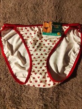 -Vanity Fair Illumination String Bikini Panties 18108 Sz 6