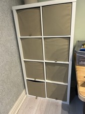 IKEA Kallax Cube Shelving Storage Unit with Baskets