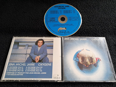 JEAN-MICHEL JARRE Oxygene Blue Face cd West Germany pressing smooth case