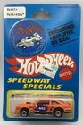 vintage 1978 Hot Wheels FLAT OUT 442, #2506, *orange* on Speedway Specials card