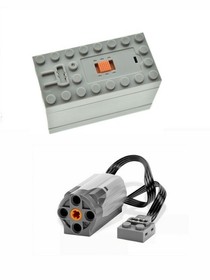 Power Functions 88000 Battery Box 8883 M-motor Electric Train For LEGO Block Toy