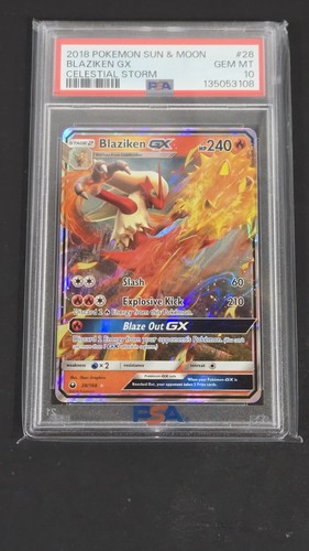 Blaziken-GX graded PSA 10 for sale on eBay