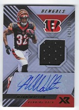 2018 Panini XR #RSA31 Mark Walton Rookie Swatch Autographs #/199 Bengals