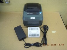 Zebra GX430t Thermal Label Printer  300dpi  USB Cable  AC Adapter 10