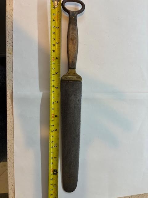 Sharpening steel honing rod