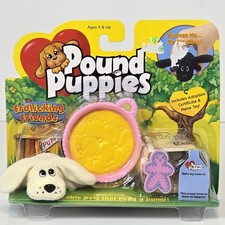 POUND PUPPIES Frolicking Friends. Adoption Certificate, Name Tag, Dog Bed. 30669