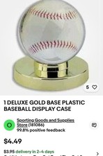 Baseball Display Case Holder