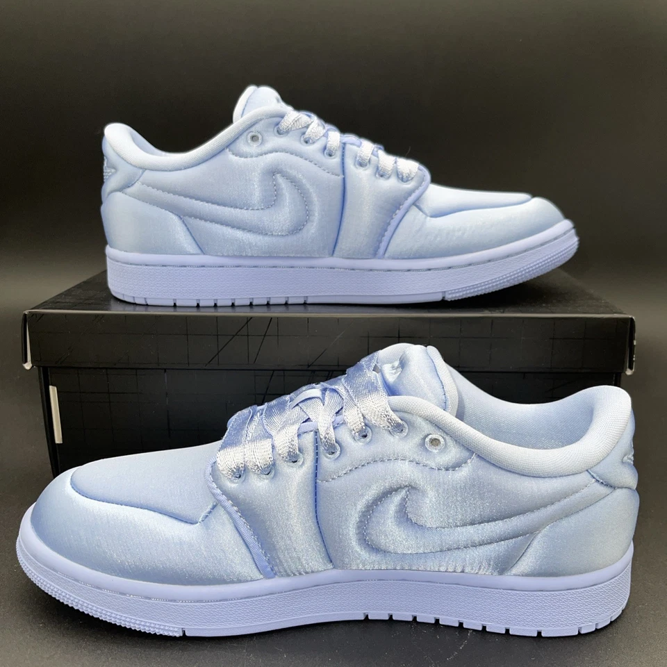 Talla 7.5 - Air Jordan 1 Método de Hacer Aluminio Bajo Satinado W Foto 2 de 4