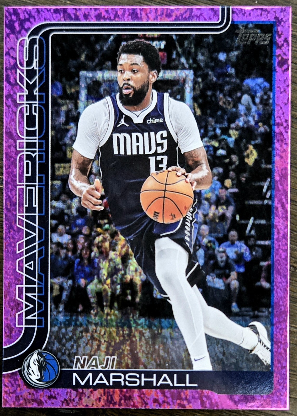 2025-26 Topps - Naji Marshall #246 Pink Holo Foil