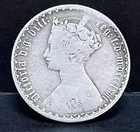 Photo of a 1867 Victoria Florin from an eBay sale