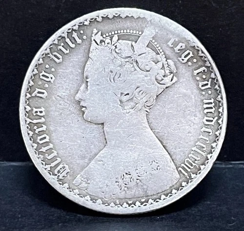 Photo of a 1867 Victoria Florin from an eBay listing that sold on Jul 20, 2026