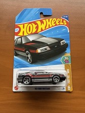 Hot Wheels Black 92 Ford Mustang Svo Fox Body 80s Vs 90s
