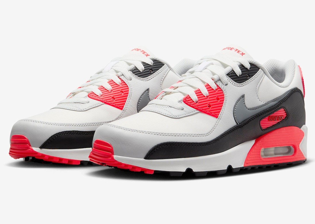 Zapatillas Nike Air Max 90 Gore-Tex Infrarrojo 38.5 US 7.5 FD5810-101 GTX WMNS