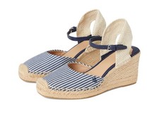 Lauren Ralph Lauren, Women, Robby Striped Canvas & Jute Espadrille, Refined...