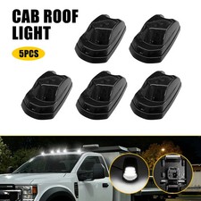 Truck Cab Top Marker Light Kit White Led Smoke For 2017-2022 Ford F-250 F-350 5x Truck Cab Top Marker Light Kit White Led Smoke For 2017-2022 Ford F-250 F-350 5x
