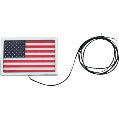 Kuryakyn Freedom Flag LED Light Kit 4'' X 6'' , Chrome