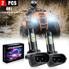 2x  LED Headlight Bulbs For 2005-2006 POLARIS MAGNUM 330 New ATV