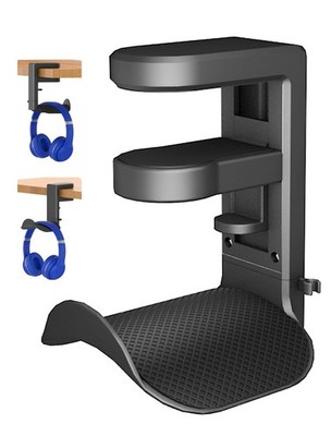 Geekria Acrylic Magnetic Headset Holder, Gaming Headphone Holder For Over-Ear, On-Ear Headphones