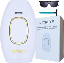 Natrsym IPL Laser Hair Removal Device, 5 Levels, Face Underarms Legs Bikini Line