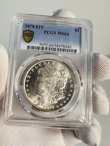 1878 8TF PCGS MS64 Morgan Silver Dollar $1