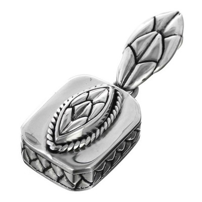 925 Sterlingsilber Bali Ernte Handarbeit Sterling Anhänger, 1 1/2''