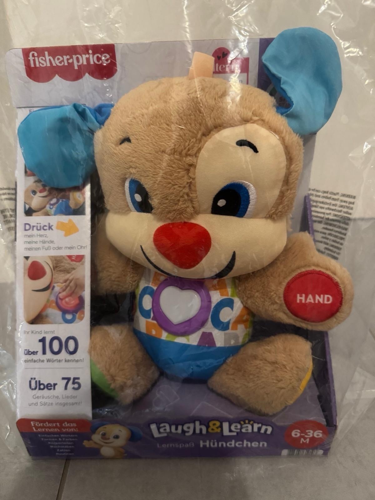 Fisher-Price Lernspaß Hündchen Laugh & Learn NEU OVP interaktives Babyspielzeug