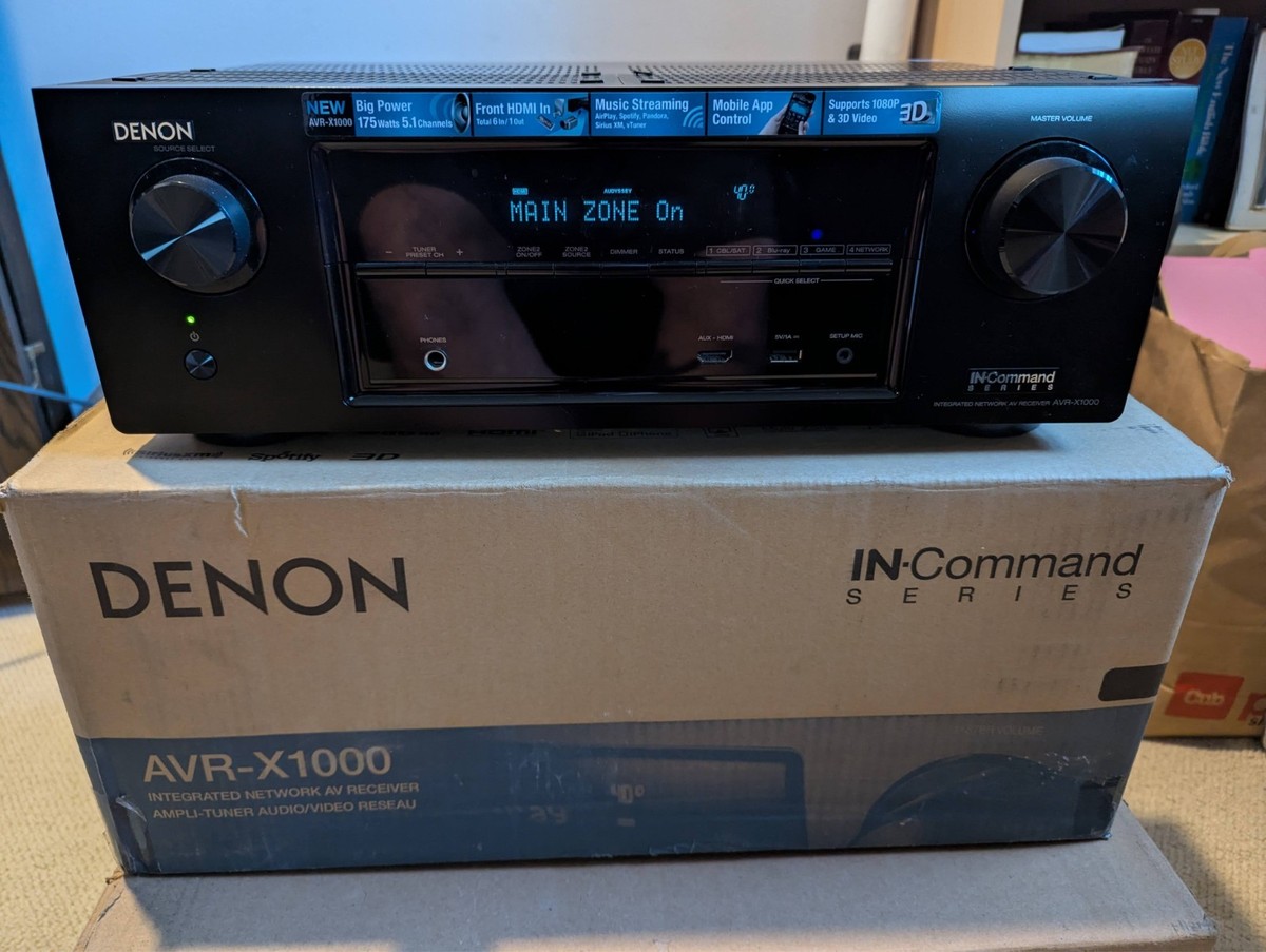 DENON AVアンプ AVR-X1000 Denon AVR-X1000 IN-Command 5.1-channel