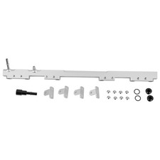 Aluminum Billet Fuel Rail For 97-2001 Jeep Wrangler Tj Cherokee Xj 4.0l Silver Aluminum Billet Fuel Rail For 97-2001 Jeep Wrangler Tj Cherokee Xj 4.0l Silver