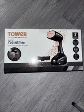Tower Nano Coated Ceraglide 1000W Handheld Garment Steamer Rose Gold Edition