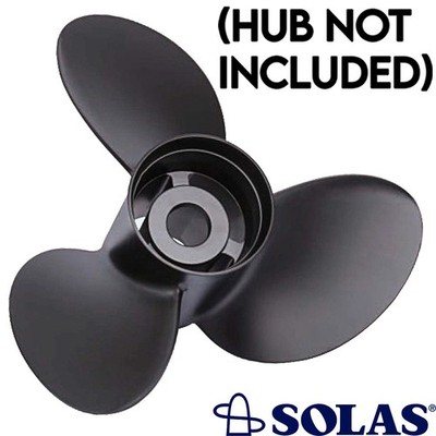 New Force OMC Cobra Propeller 13.75 x 13 40-140HP 15 Spline Aluminum 3-Blade