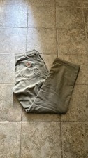 VTG Carhartt Flannel Lined Carpenter Pants - Sz 34x32