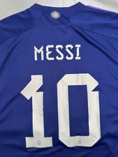 Adidas Lionel Messi Argentina XXL Purple Away Jersey World Cup 2022 Champions!!!