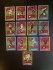 13 PANINI OFFICIAL FOOTBALL CARDS 1996 STICKERS - GREATS OF SPAIN - RARE!